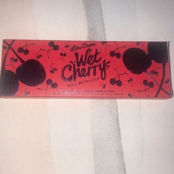 Lime Crime‎ Wet Cherry Wild Metallics Eyeshadow Palette - NEW IN BOX - Picture 4 of 8
